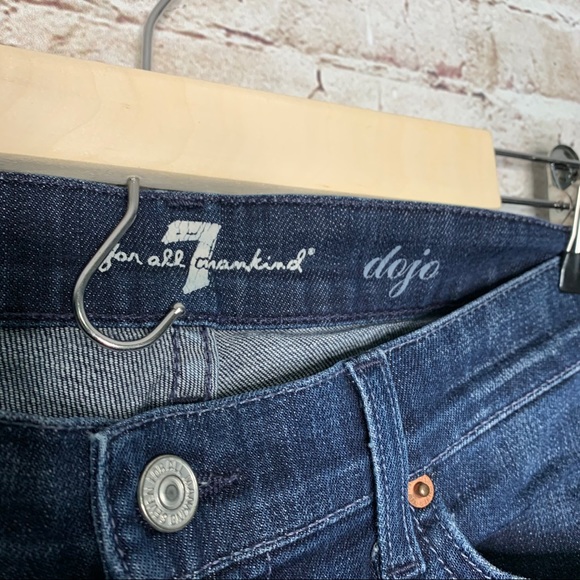 7 for All Mankind dojo jeans blue Sz 29 - Picture 4 of 7